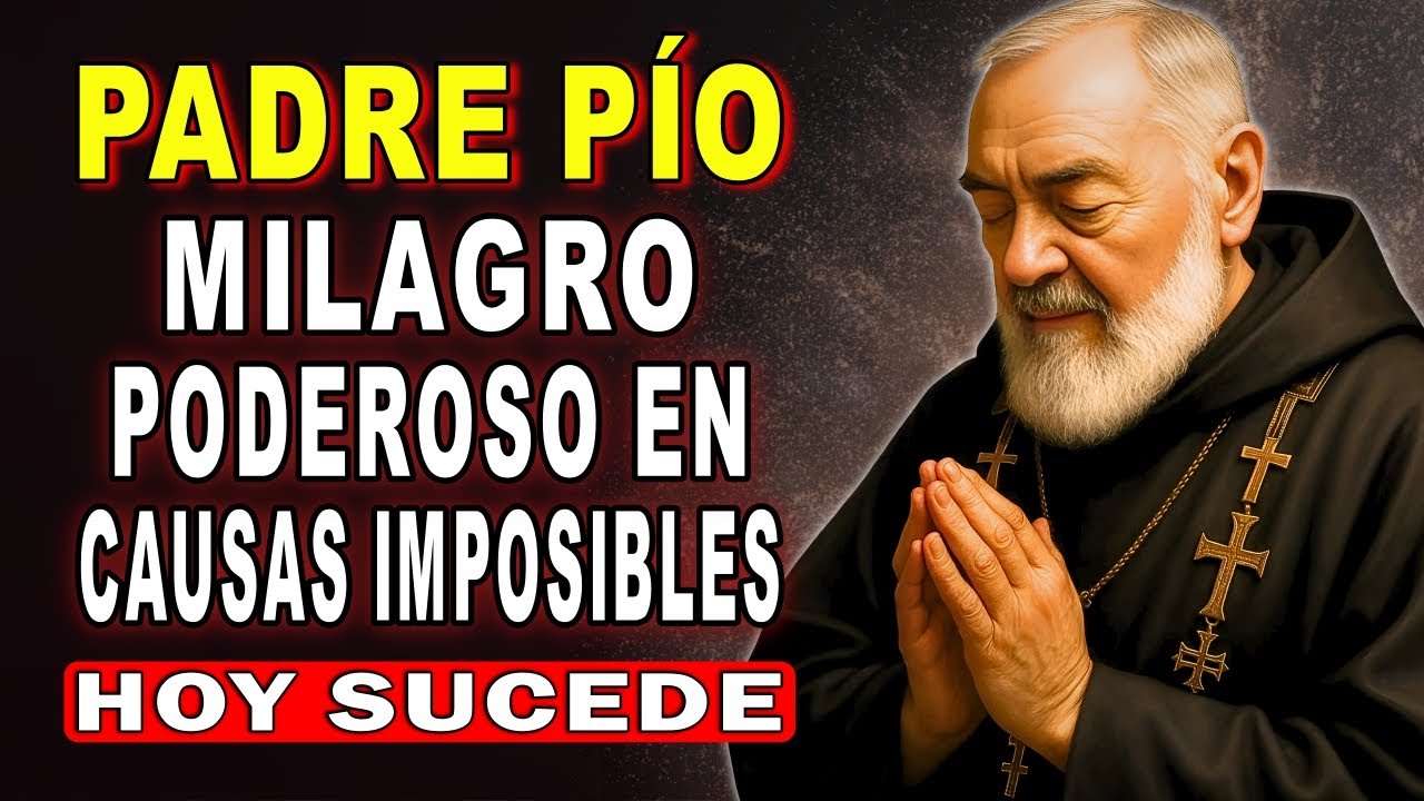 💖ORACION PODEROSA DEL PADRE PIO 🙏 PARA PEDIRLE A DIOS UN MILAGRO