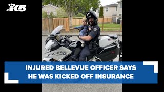 Bellevue officer injured on the job says he's been kicked off health insurance plan
