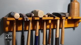 Hand Made Hammer Rack - Built with Through and Sliding Dovetails