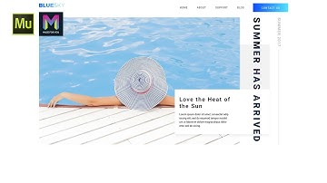 Creating a Summer Header in Adobe Muse | Adobe Muse CC | Muse For You