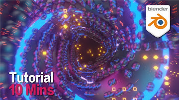 Creative 10 minutes in blender_Sci Fi Iron Abstract Animation Loop