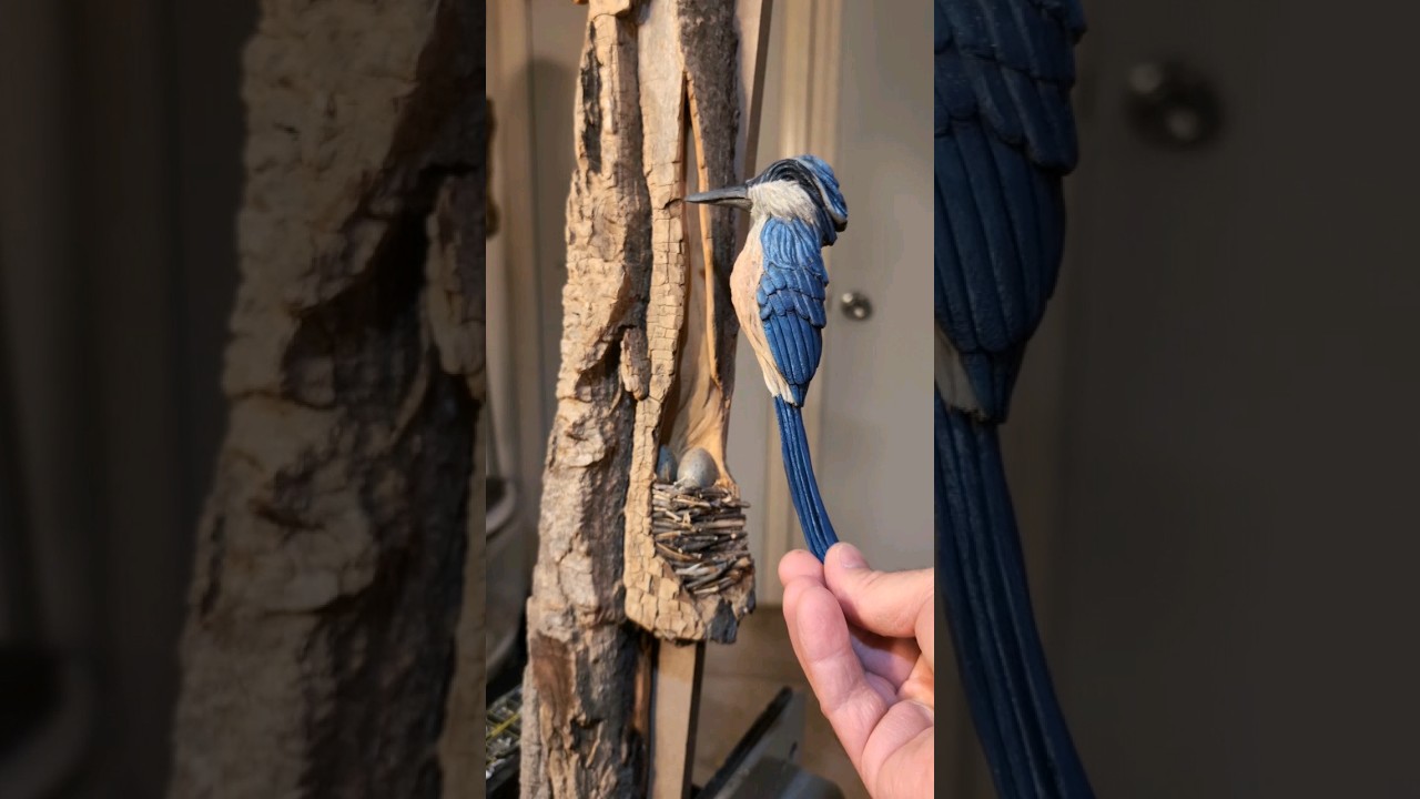 Part 3 of the whimsical cottage scene...The Bird! 