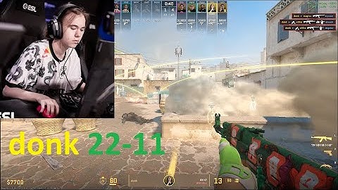 Donk (22-11) Spirit vs HEROIC /CS2 shanghai major 2024/ Map3 dust2 /07 Dec #csgo #cs2 #fps