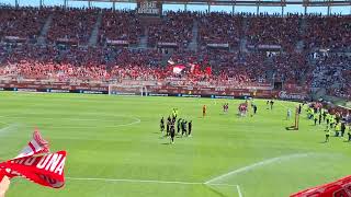 Saltan los jugadores Real Murcia vs CD Castellón