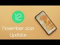 Android 12 November 2021 Security Update for Google Pixel