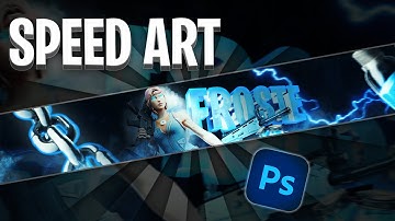 SPEED ART#8 / BANNIERE FORTNITE POUR - FROSTE