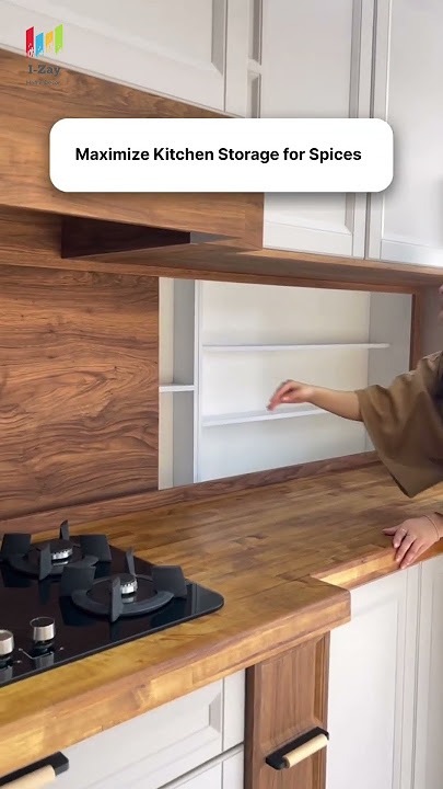 Transform Your Backsplash into Advanced Storage | Sliding Kitchen Cabinet