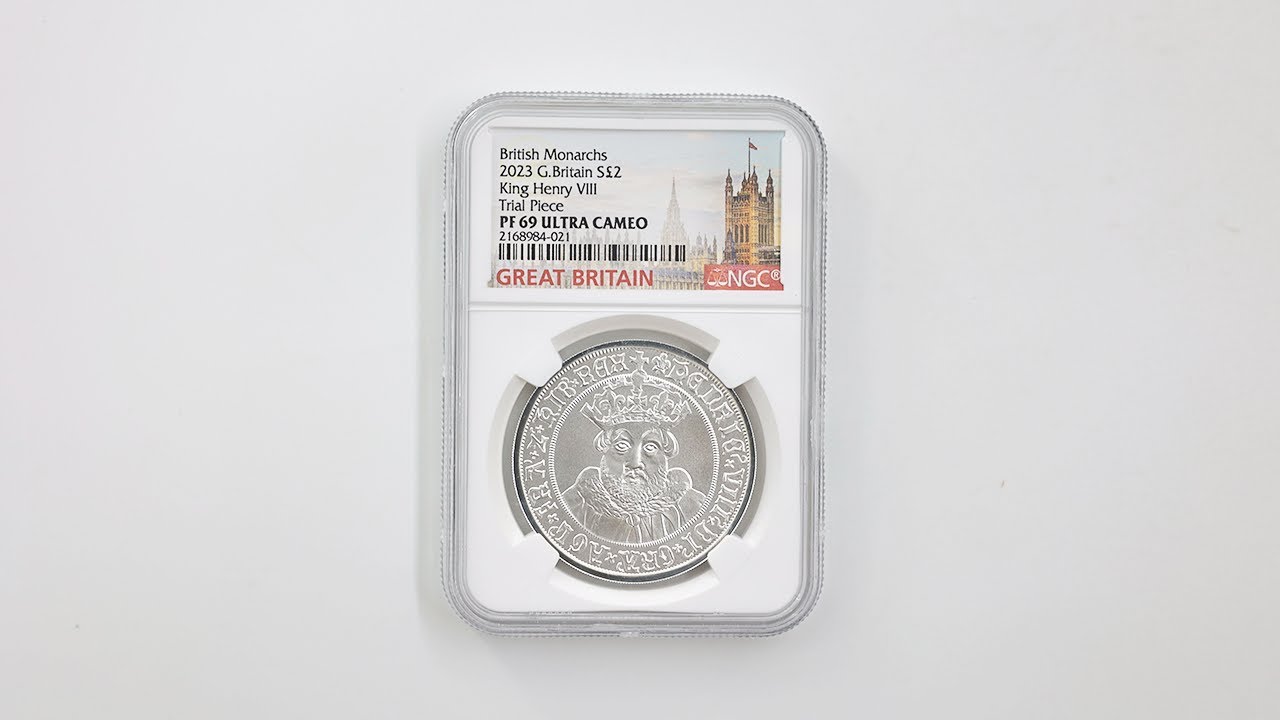 2019年英国 ロンドン塔 銀貨 NGC PF 69 UC 【元箱・説明書付き】 試鋳貨 2023 英国 君主 シリーズ ヘンリー8世 2ポンド 銀貨 1