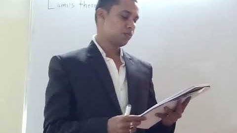 Engineering Mechanics 3, Lami