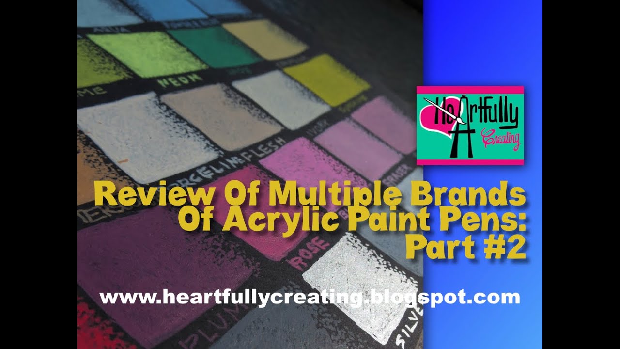 Affordable Acrylic Paint Pens Rock Test, Aroic, TooliArt, Flymax
