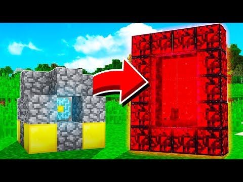 BUILDING A PORTAL TO THE NETHER REACTOR!