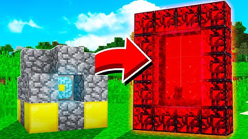 BUILDING A PORTAL TO THE NETHER REACTOR!