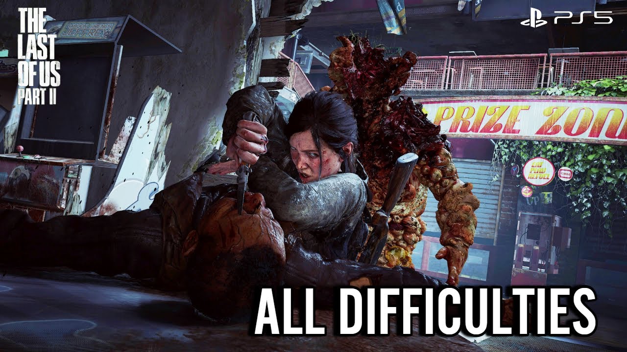 The Last of Us 2 "Arcade" All Difficulties (Very Light - Grounded) PS5 Gameplay