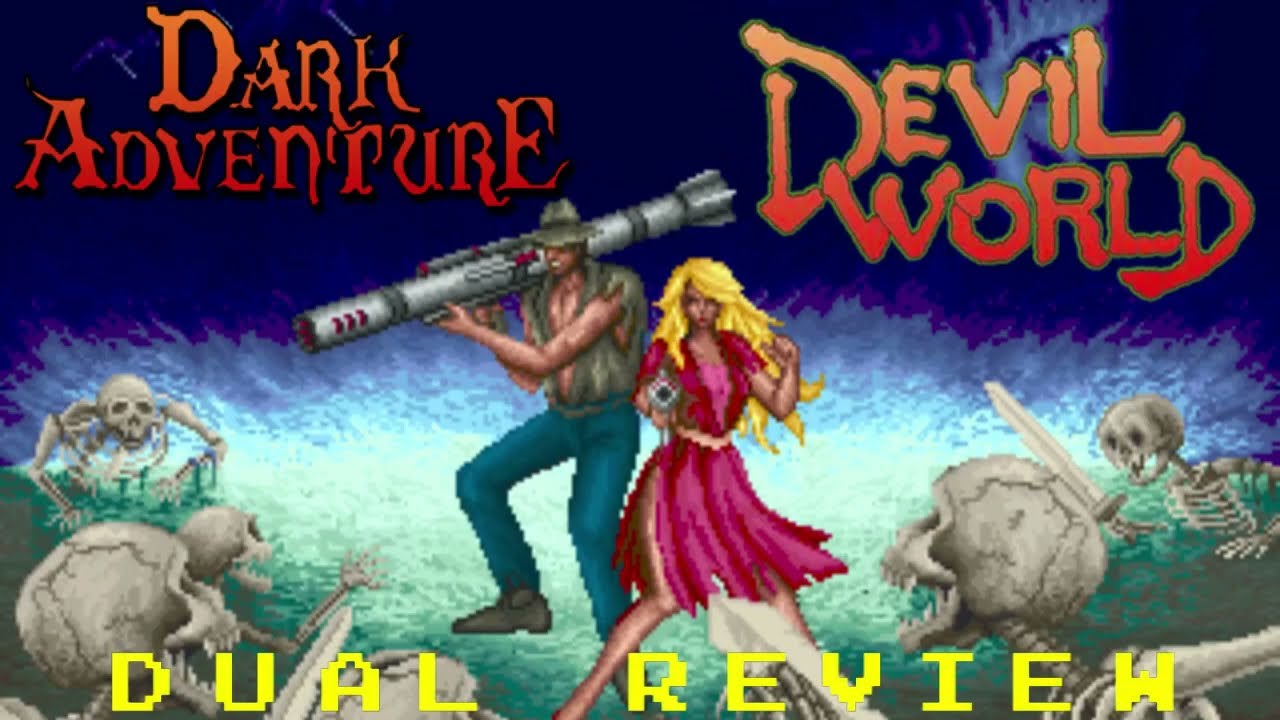 Dark Adventure / Devil World (Konami) - DUAL REVIEW... Arcade Zelda !