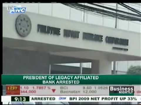 Former Legacy bank president arrested for unsound banking practices