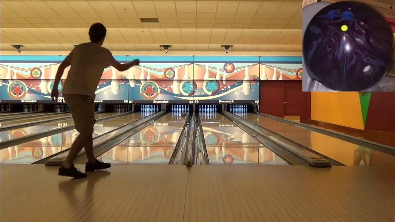 Brunswick Mastermind Einstein Bowling Ball Reaction Video by Jacob