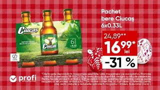 La Profi Ai Prețuri Mici, Mâncare Bună Și Familia Împreună Bucură-Te De Pachet Bere Ciucaș 6X0.33L