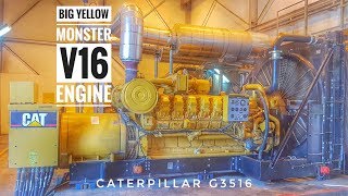STARTING V16 ENGINE - CATERPILLAR G3516