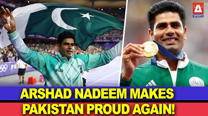 Arshad Nadeem Makes Pakistan Proud Again | A Sports