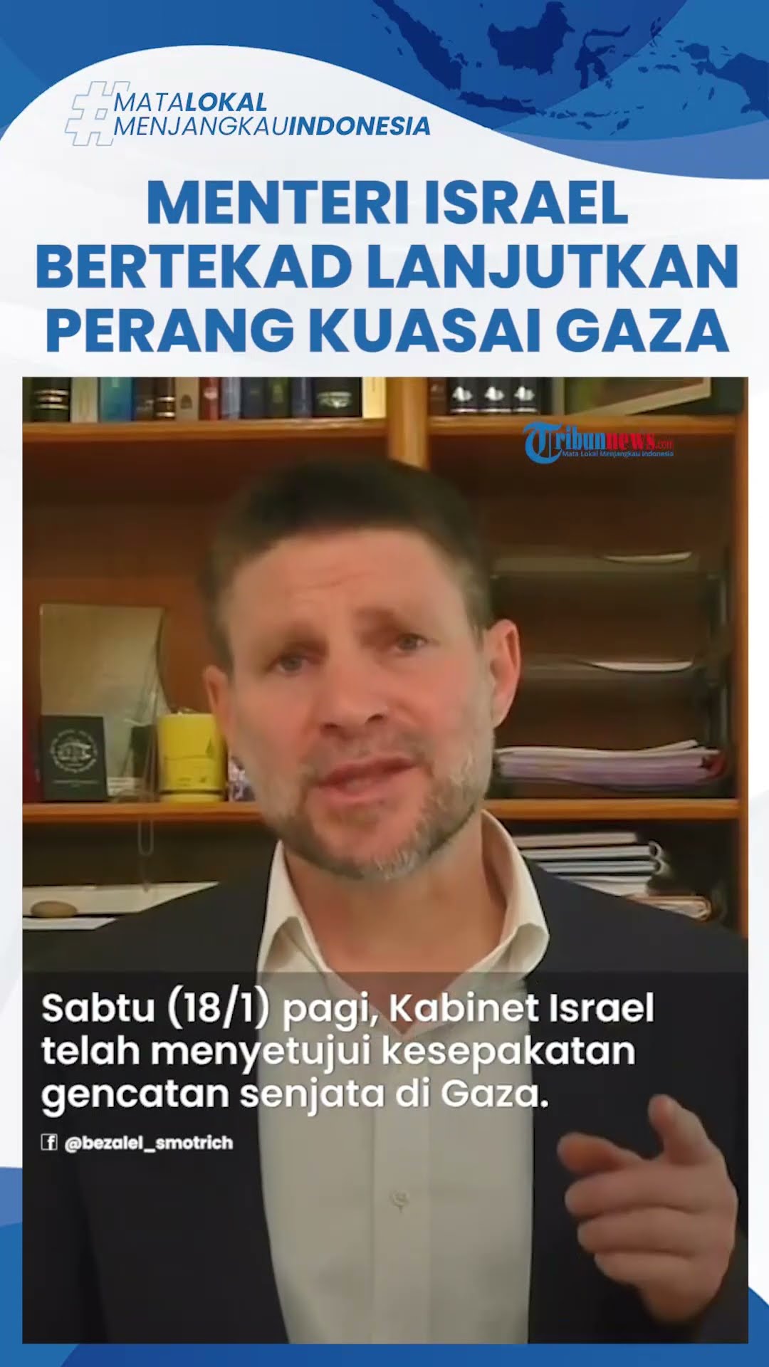 Israel Ingkar Janji? Bezalel Smotrich Bertekad Lanjutkan Perang: Senyum Mereka Bakal Jadi Tangisan