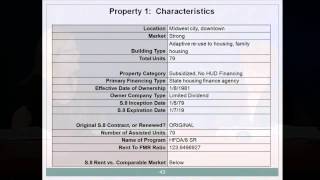 Partners in Housing: Multifamily Preservation Training, Lesson 5 - HUD - 7/20/12