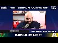 College Football Opening Lines 🏈 | Marshall vs. App St. Week 4 Early Odds And Preview