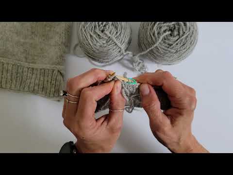 PART 2 - Making a Twisted Braid in the round - knitting tutorial