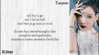 Taeyeon (태연) - INVU || Easy Lyrics   Terjemahan (Indo)