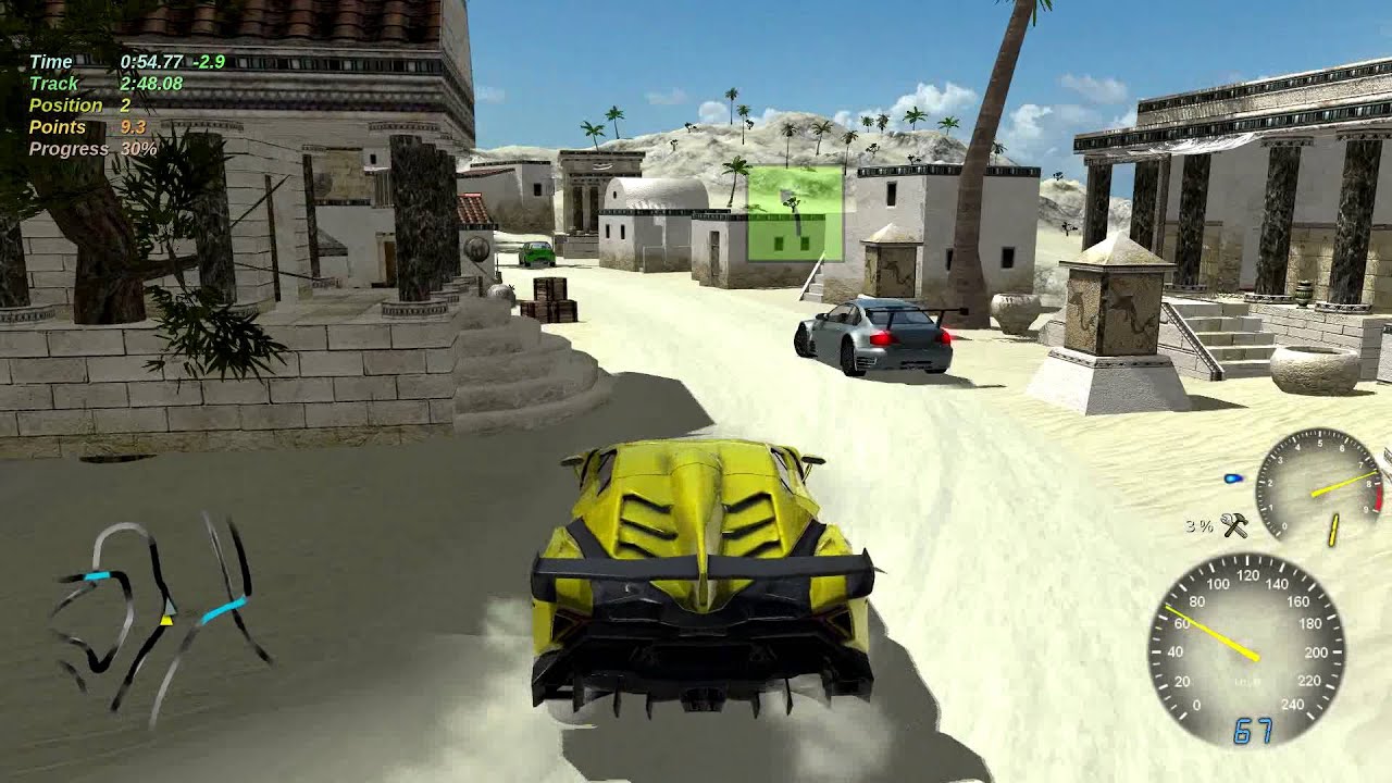 jogo de corrida Stunt Rally no Linux - como instalar o via Flatpak