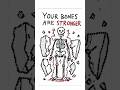 🦴 Your Bones Are Stronger Than Concrete! 🤯