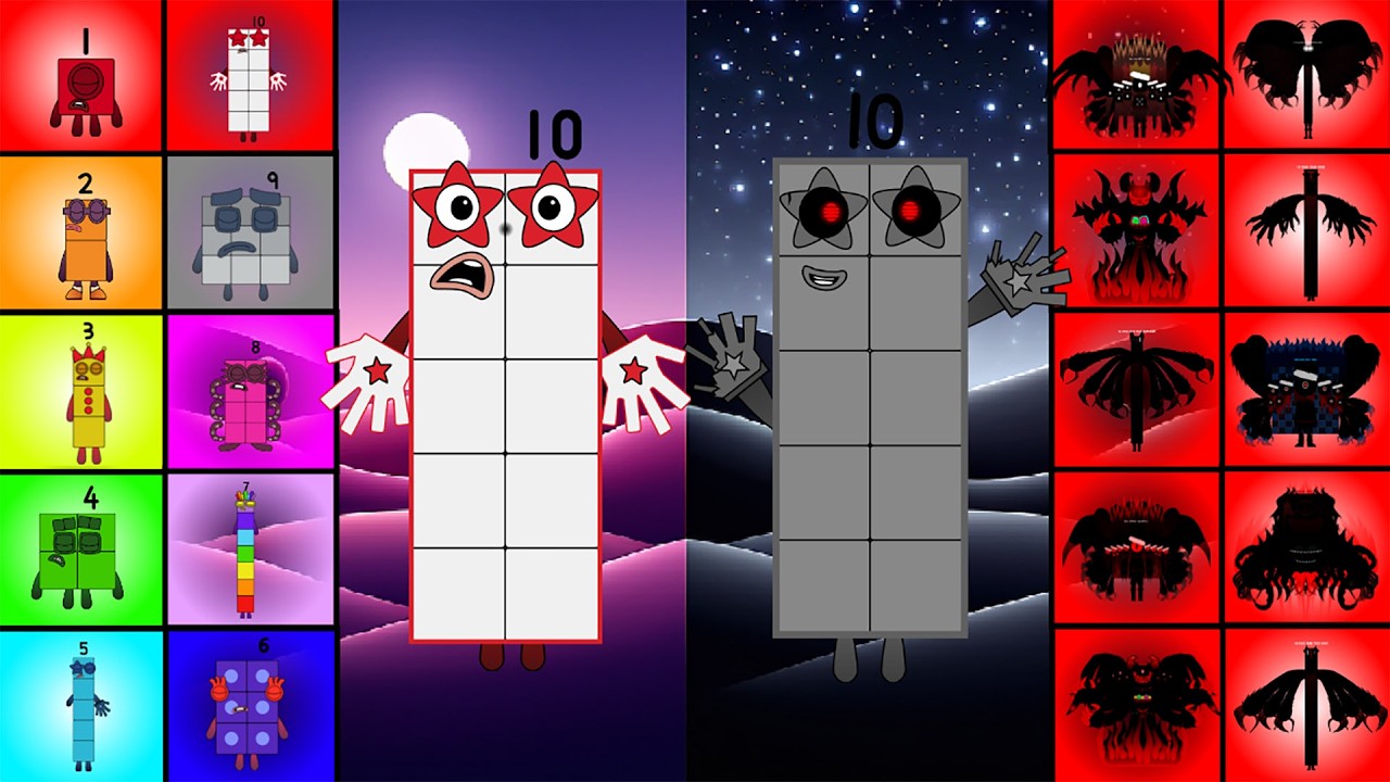 Ultimate Uncannyblocks Band Different 1 - 1D x Numberblocks Band Orders of Magnitude Units