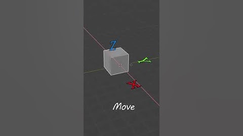 Learning Blender Part 2 | Move Rotate Scale(X,Y,Z)