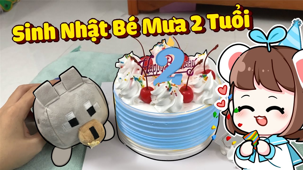 Mèo Simmy Tổ Chức Sinh Nhật Bé Mưa 2 Tuổi Ngoài Đời