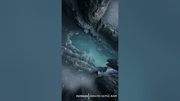 D&D | Frozen Cavern Part 1 No Grid | Animated Battle Maps