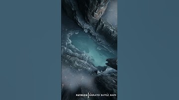 D&D | Frozen Cavern Part 1 No Grid | Animated Battle Maps