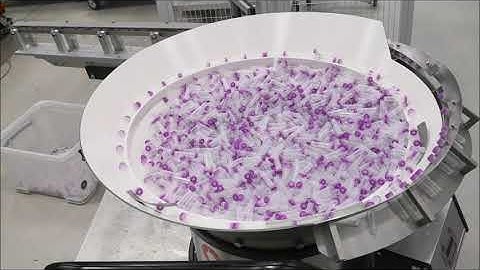 Vibratory Bowl Feeder for Test Tubes - RNA Automation Ltd