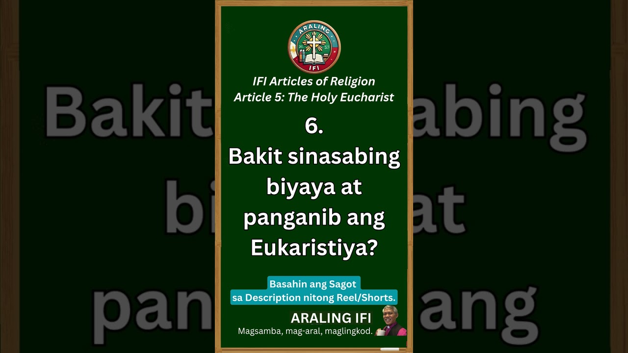 Bakit sinasabing biyaya at panganib ang Eukaristiya?