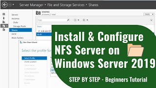 Install and configure NFS Server on Windows Server 2019