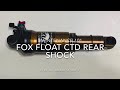 Maintenance 101 - Fox Float CTD Rear Shock Rebuild Kit Replacement