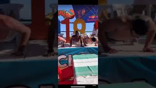 Cabo San Lucas Mexico push-up contest winner