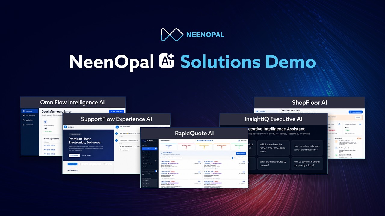 NeenOpal AI Solutions Demo | Transforming Business with Enterprise AI