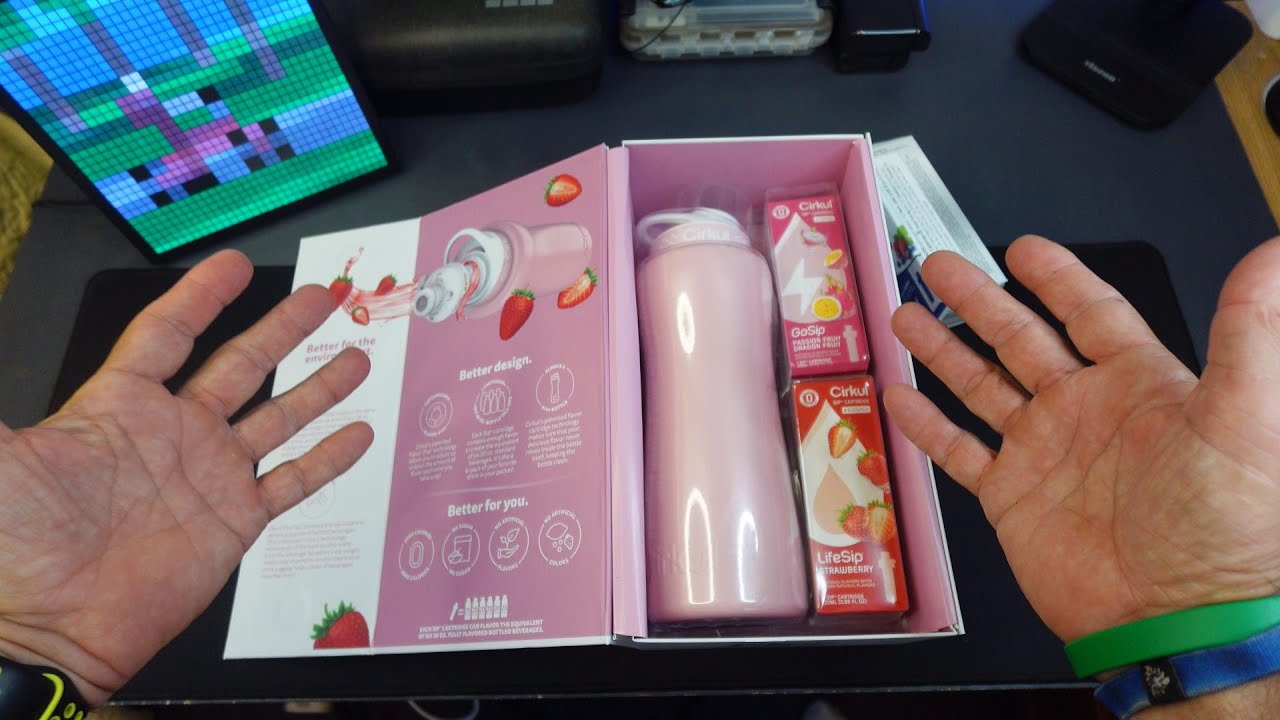 Cirkul Stainless Steel Water Bottle Kit Unboxing Review YouTube Cirkul Stainless Steel Water Bottle Kit Unboxing Review YouTube