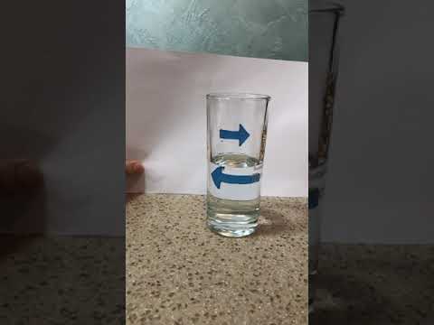Опыт с водой для детей \\ Experiment with water