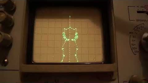 bad apple на оссцилографе