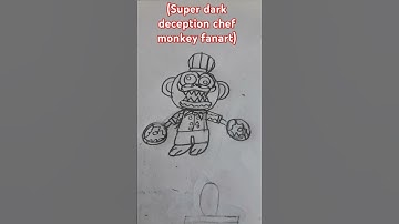 super dark deception animation chef monkey fanart #superdarkdeception #chefmonkey #fanart