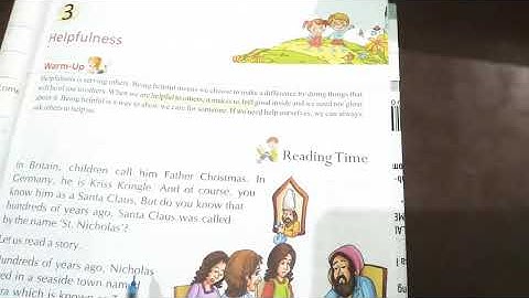 Class 4th, chapter–3 helpfulness moral science.