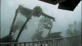Hurricane Dorian (2019): Category 5 footage (185mph/295kmh ), Marsh Harbour, Abaco, Bahamas