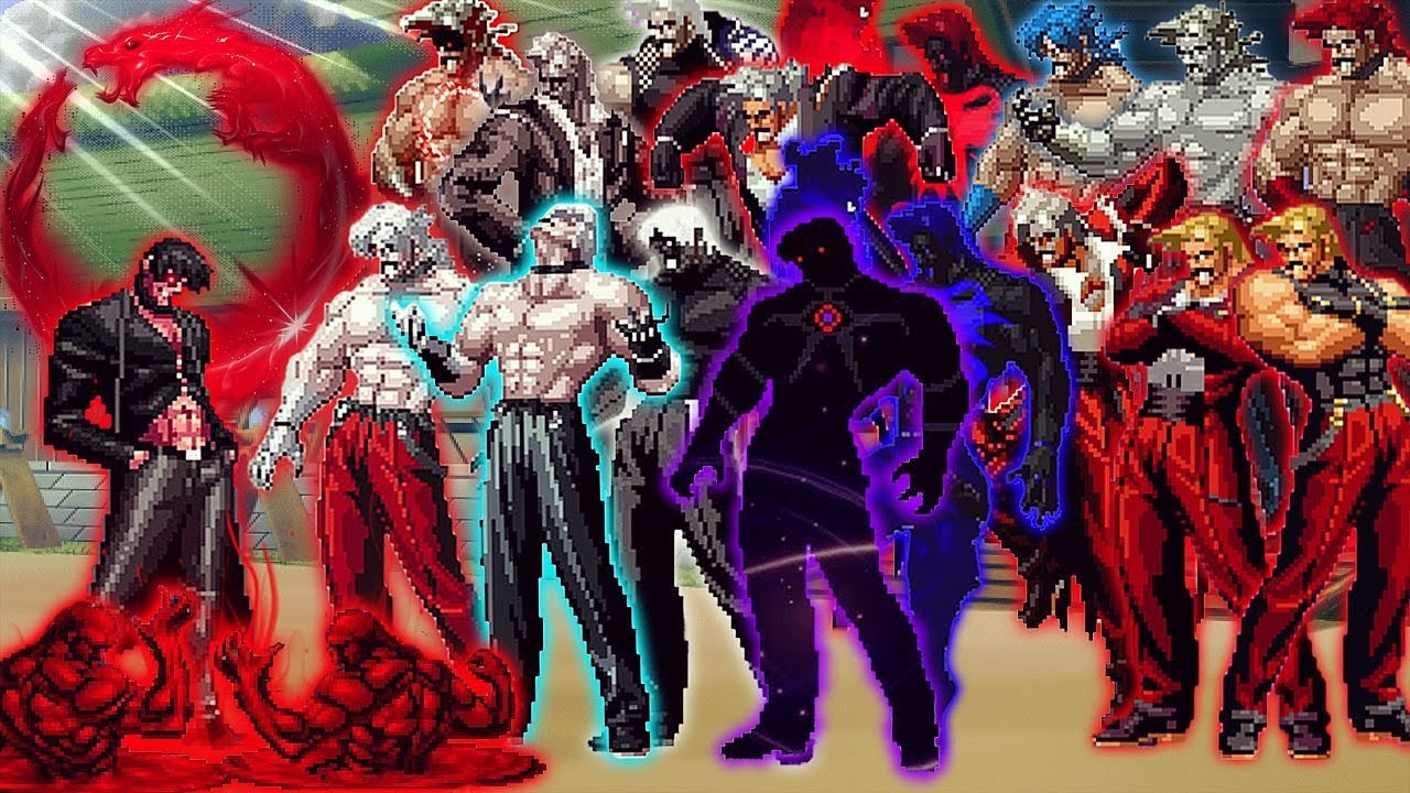 [KOF Mugen] Iori Yagami Fen Vs 16 Ultimate Rugal Team | 1 Vs 16 - YouTube
