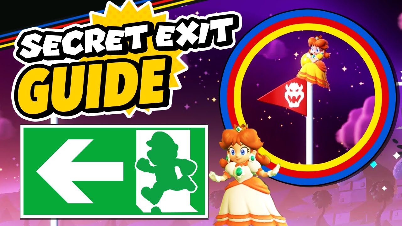 Mario Bros. Wonder - All secret exits