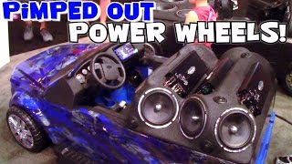 Worlds Most Expensive POWER WHEELS Cars? Custom 12v Sound System Installs & Fiberglass Body Work